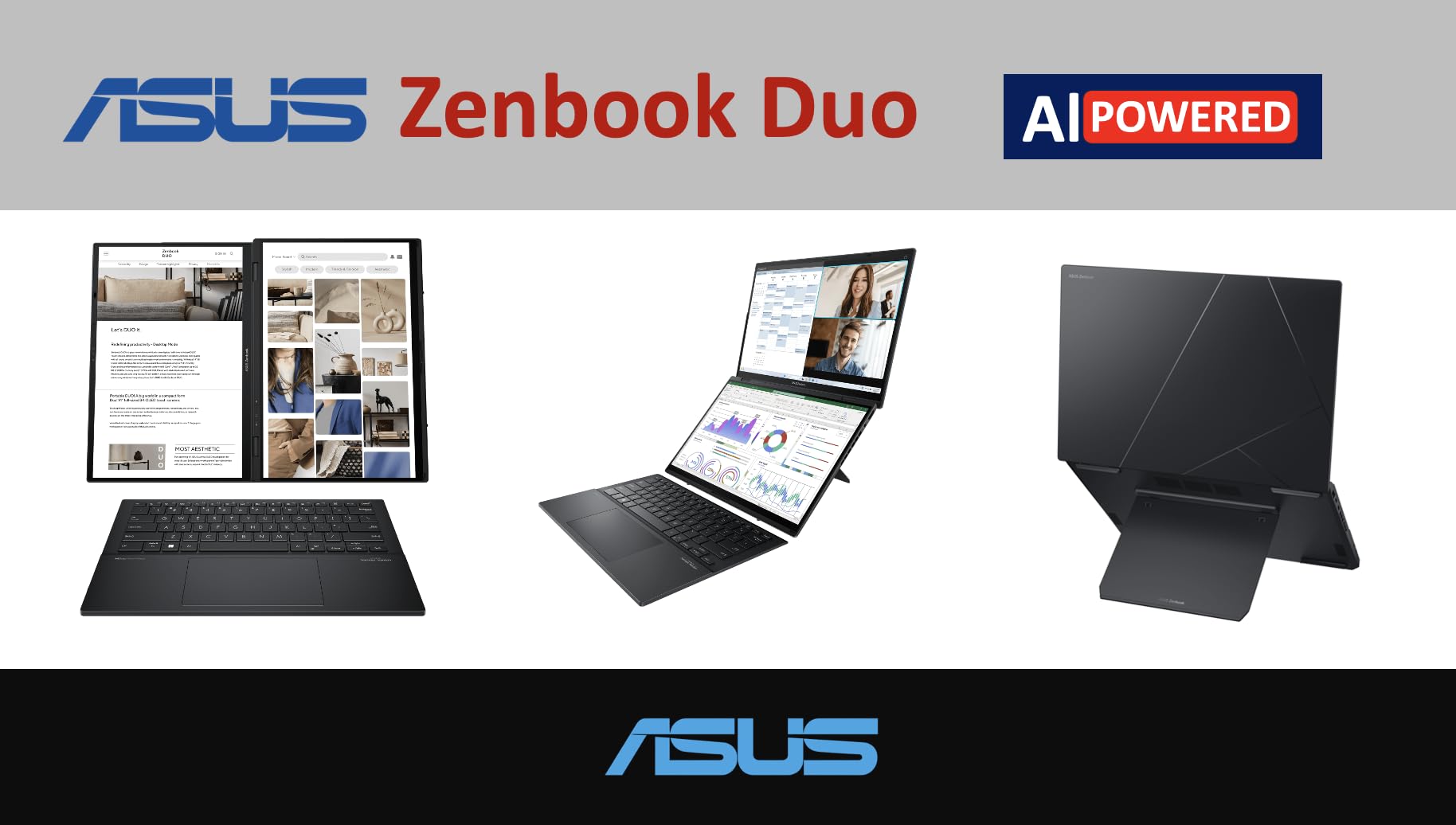 Amazon.com: ASUS Zenbook Duo AI Powered 2-in-1 Laptop 14.0